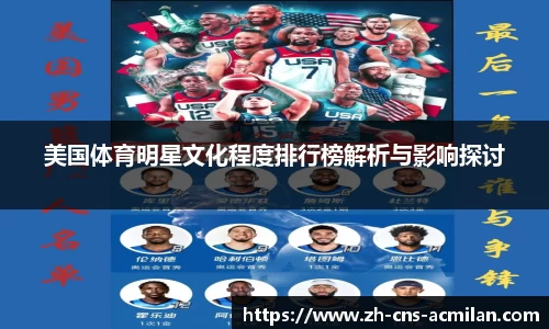 美国体育明星文化程度排行榜解析与影响探讨