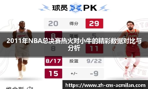 2011年NBA总决赛热火对小牛的精彩数据对比与分析